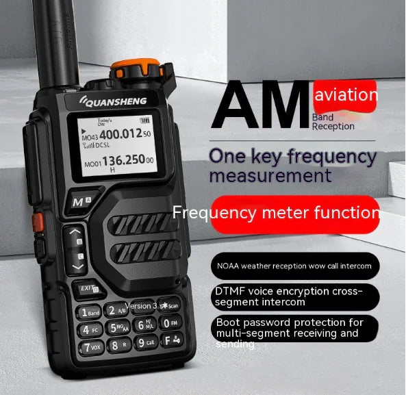 Rugged Multi-Frequency Walkie-Talkie