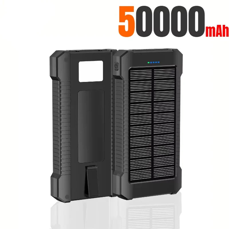Vivo 500000mAh Waterproof Outdoor Solar Power Bank Dual USB Travel Portable Solar Phone Charger Solar Powerbanks For Camping
