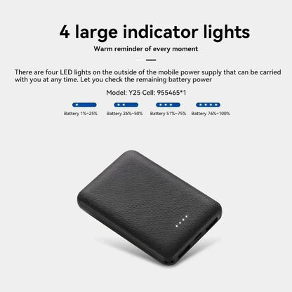 20000mAh Power Bank Fast Charging USB Charger Portable External Battery Pack for Heating Vest Jacket Scarf Socks Glove Equipment