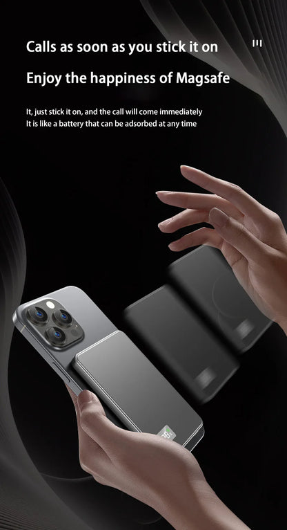 Magnetic Power Bank 50000mAh Ultra 3C Certification Ultra-Thin Wireless Fast Charging Portable Battery Display PD22.5W Universal
