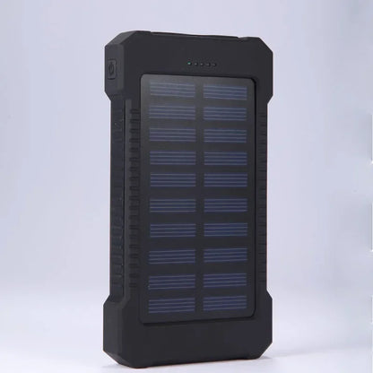 20000mah Portable Solar Power Bank Waterproof External Battery Backup Powerbank 20000 mah Phone Battery Charger LED Pover Bank
