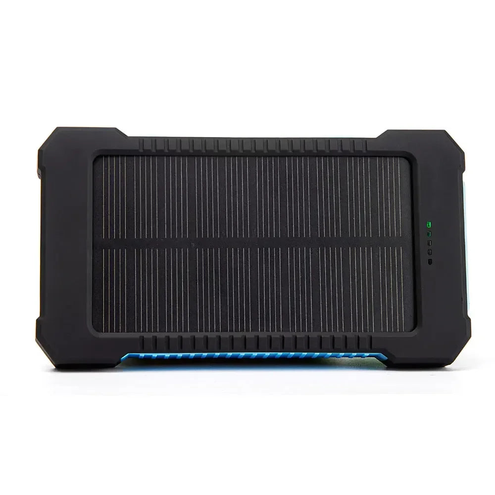 20000mah Portable Solar Power Bank Waterproof External Battery Backup Powerbank 20000 mah Phone Battery Charger LED Pover Bank